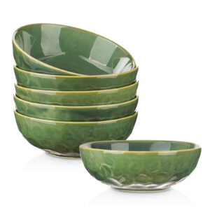 green ceramic dishes