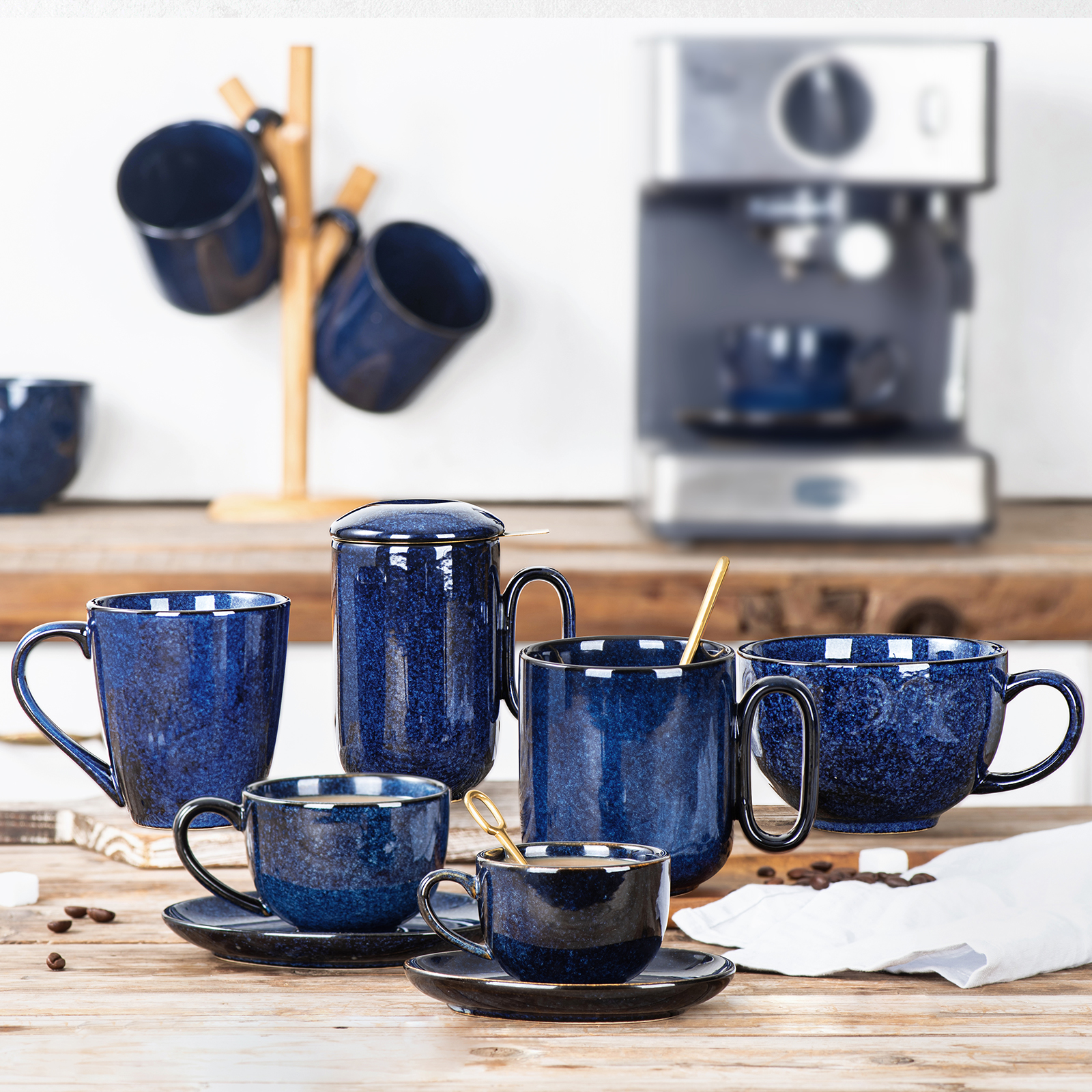 Cool Coffee Cups, Blue Coffee Mug