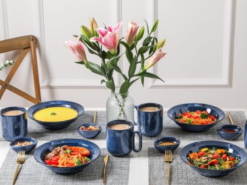 27oz ceramic bowls, microwave and oven safe